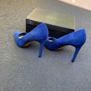 Blue heels